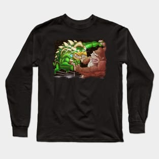 King Vs Kong Video Game Brawl Long Sleeve T-Shirt